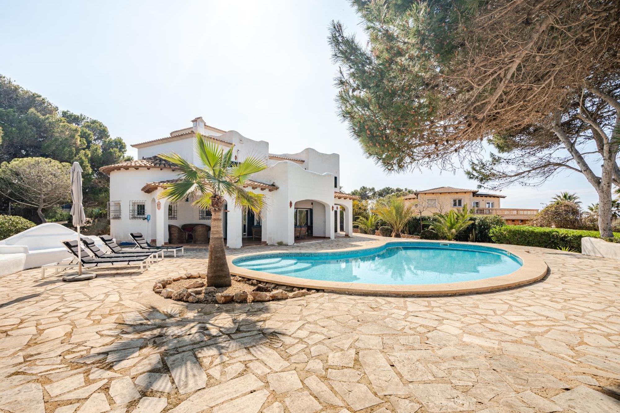 Gigantische Villa Mit Meerblick, Panoramablick & Pool-Oase Кала-Пі Екстер'єр фото